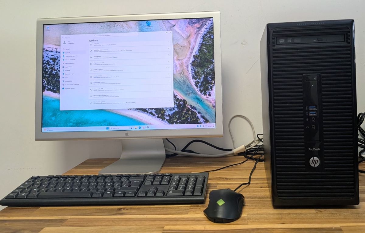 HP ProDesk 400 G2 MT — Unité centrale reconditionné par la recyclerie Ressources